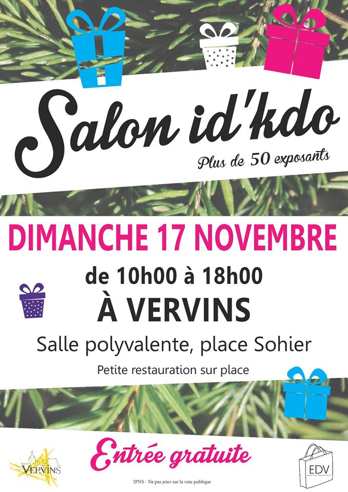 Participation au salon «Id’Kado » à Vervins, 11 2019