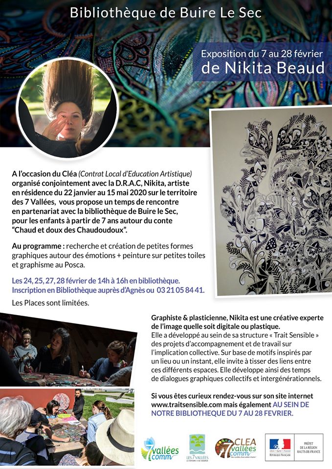 Exposition Buire-le-Sec CLEA, 02 2020